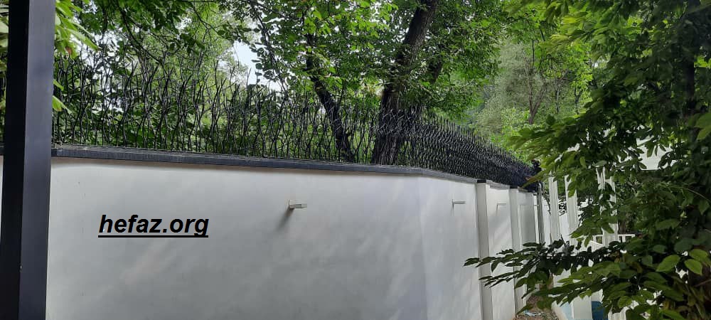 جوشکاری محافظ بالای دیوار حفاظ شاخ گوزنی